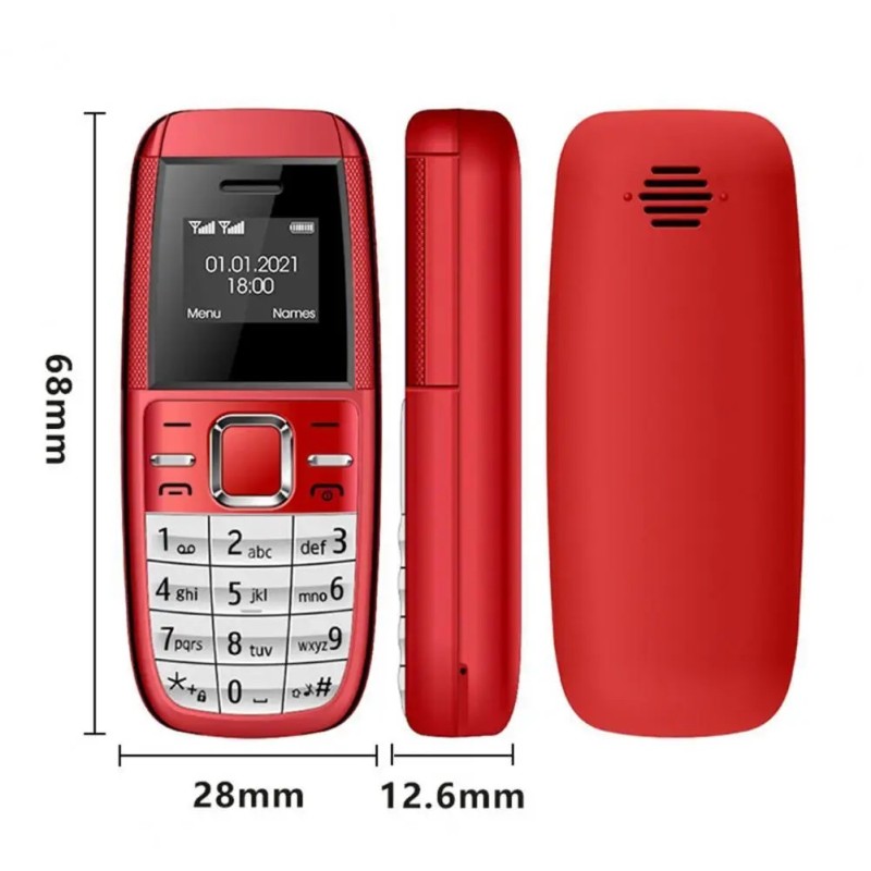 Telefon MICRO SMART – kompaktowy telefon GSM o niewielkich wymiarach.